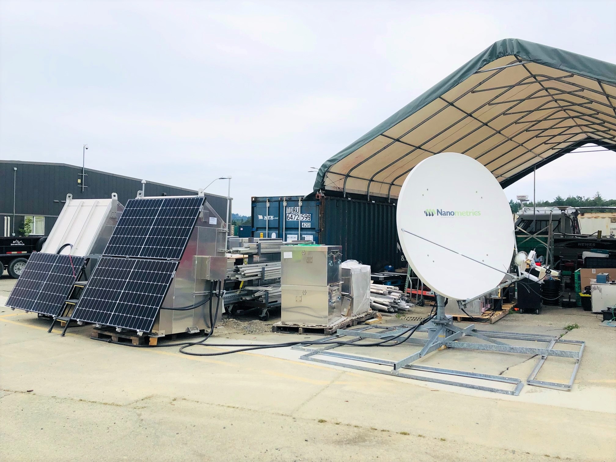 equipment for remote stations on Haida Gwaii