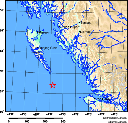 Map of Earthquake Area