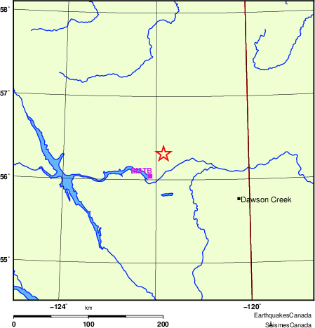 carte des localisations des stations sismologiques locales