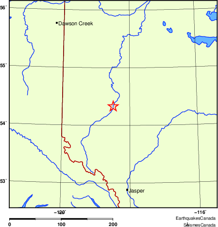 Map of Regional Seismographs