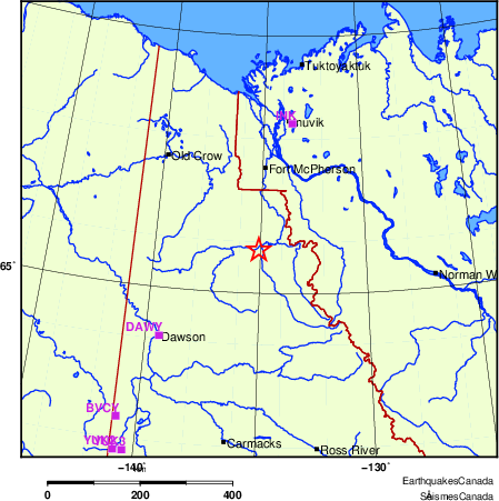 Map of Regional Seismographs